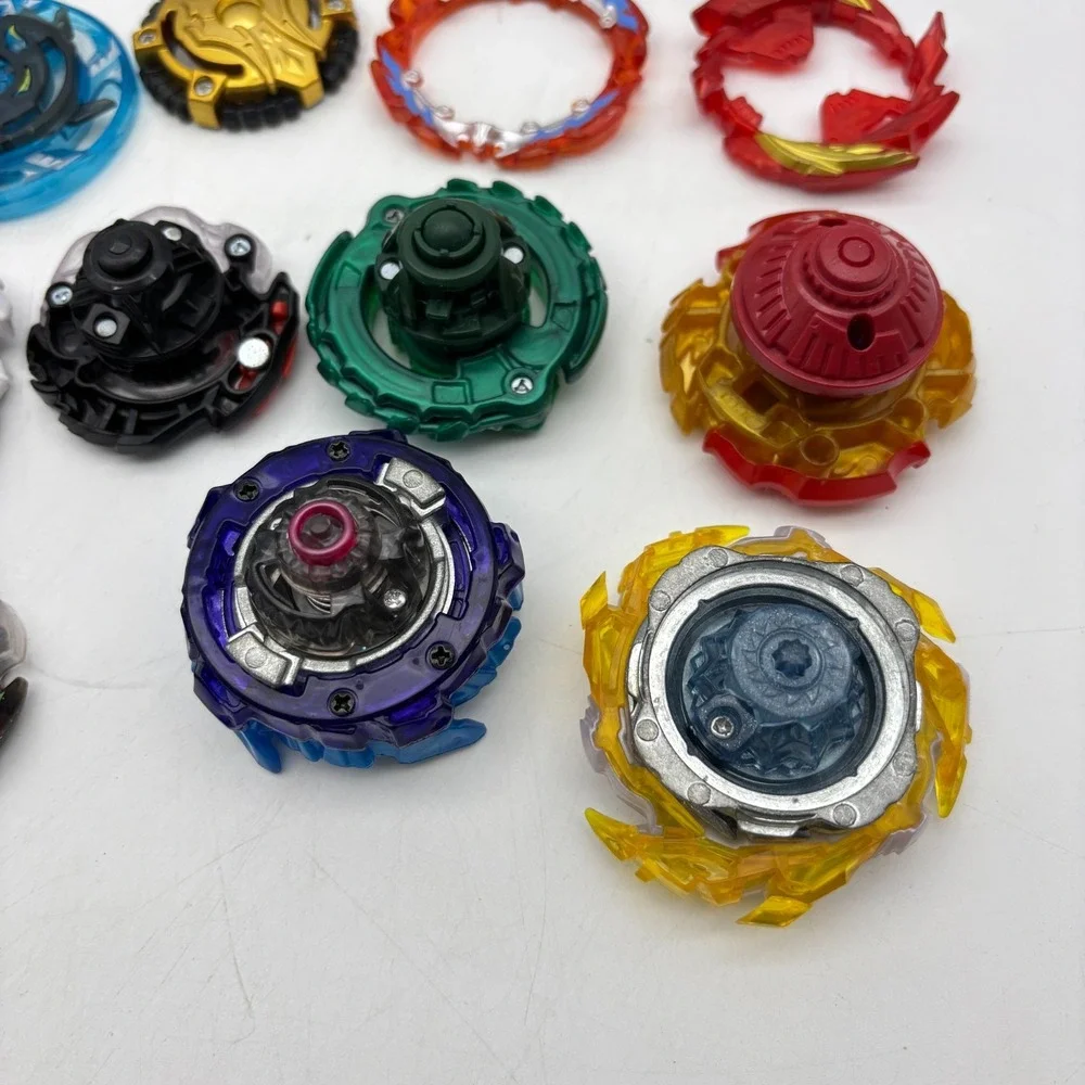 Beyblade Burst Huge Parts Lot Launchers DB QuadDrive QuadStrike Tops Hasbro